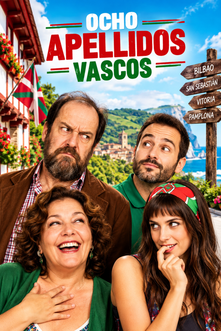 Cartel de la película Ocho apellidos vascos en el catálogo VOD de MisCanales